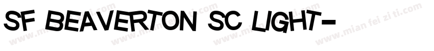 sf beaverton sc light字体转换